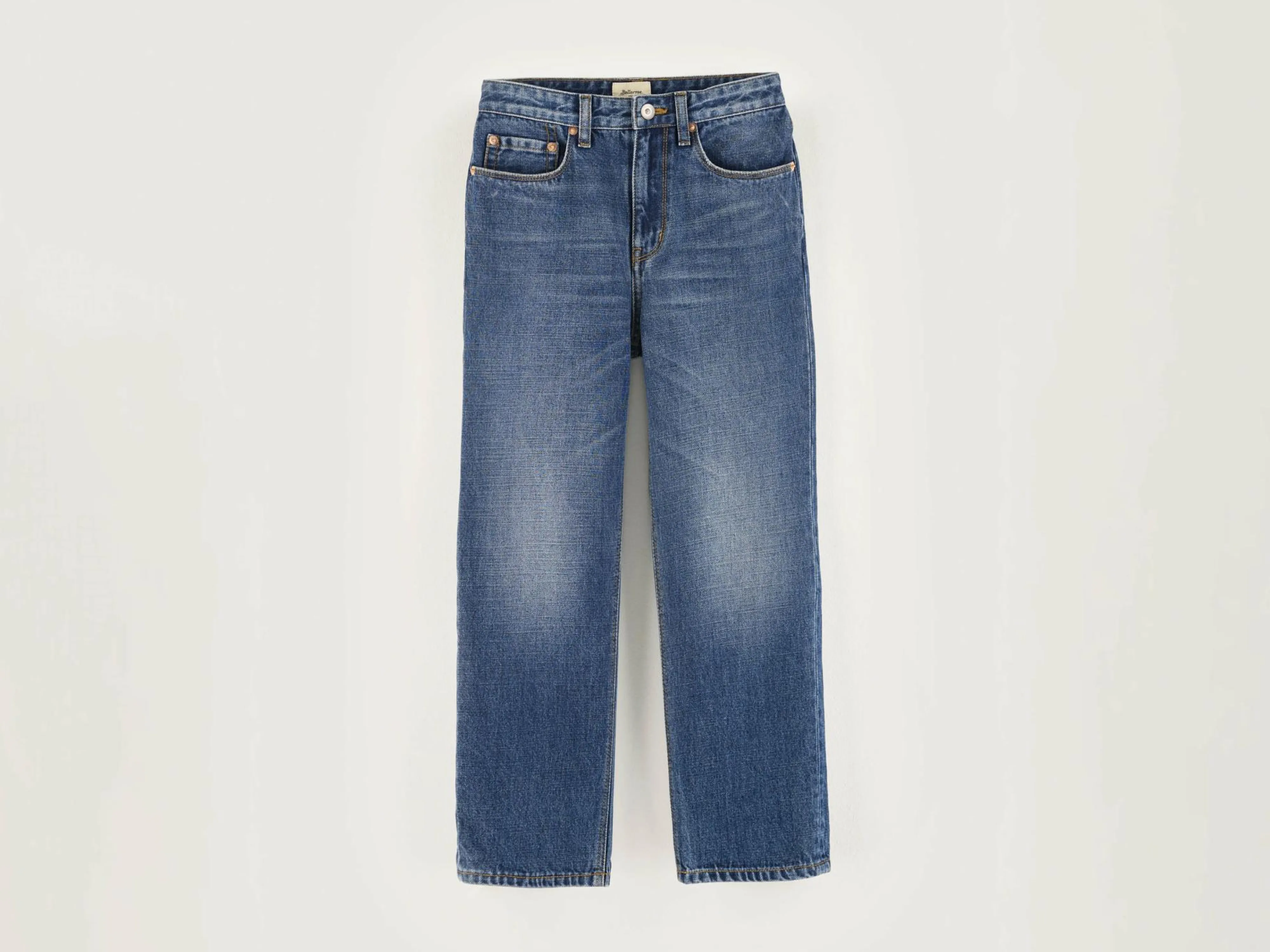 Discount Bellerose Peters Wijde Jeans Blue stone