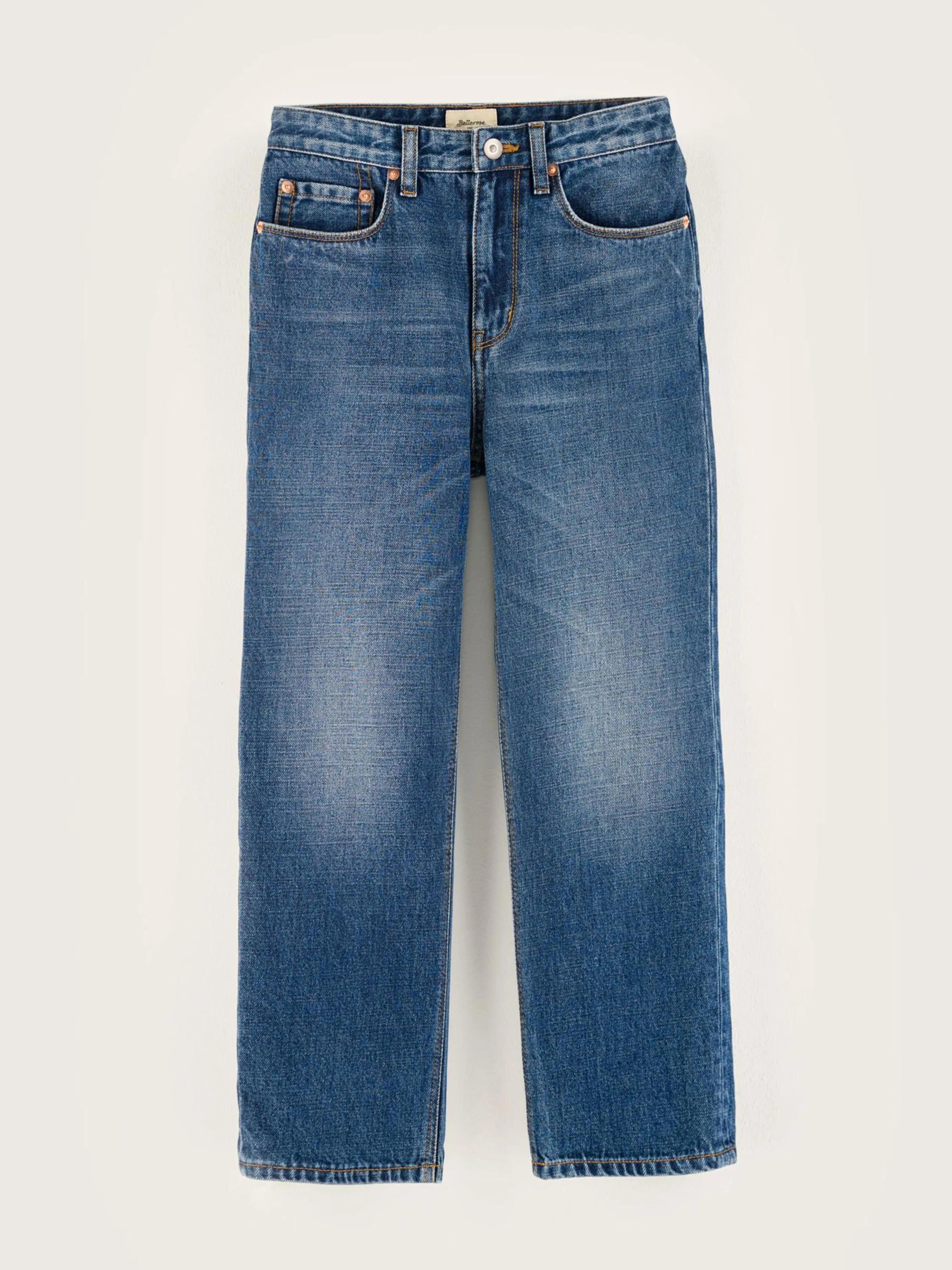 Discount Bellerose Peters Wijde Jeans Blue stone