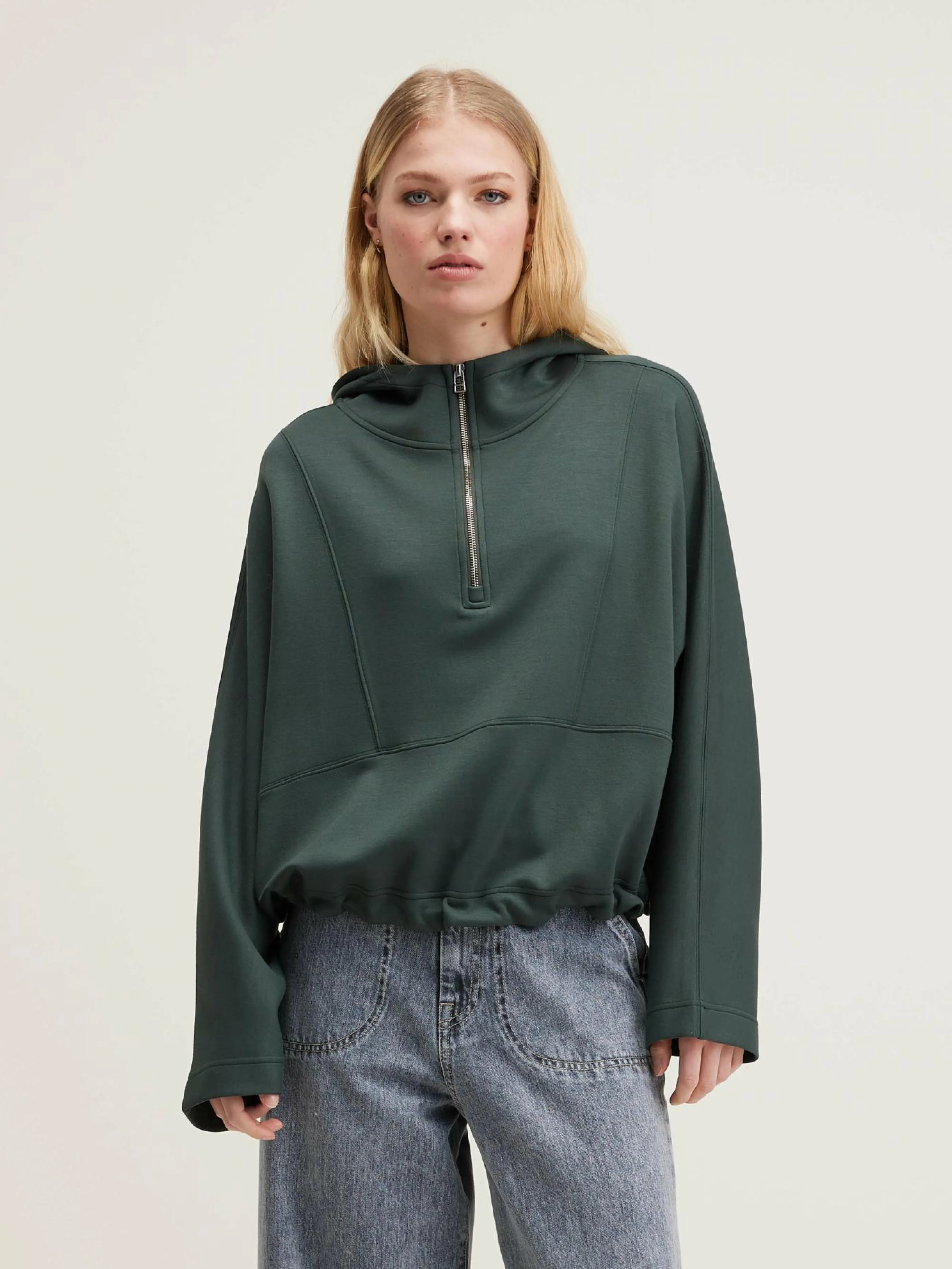 Online Bellerose Tates Hoodie Met Wijde Mouwen Hunter