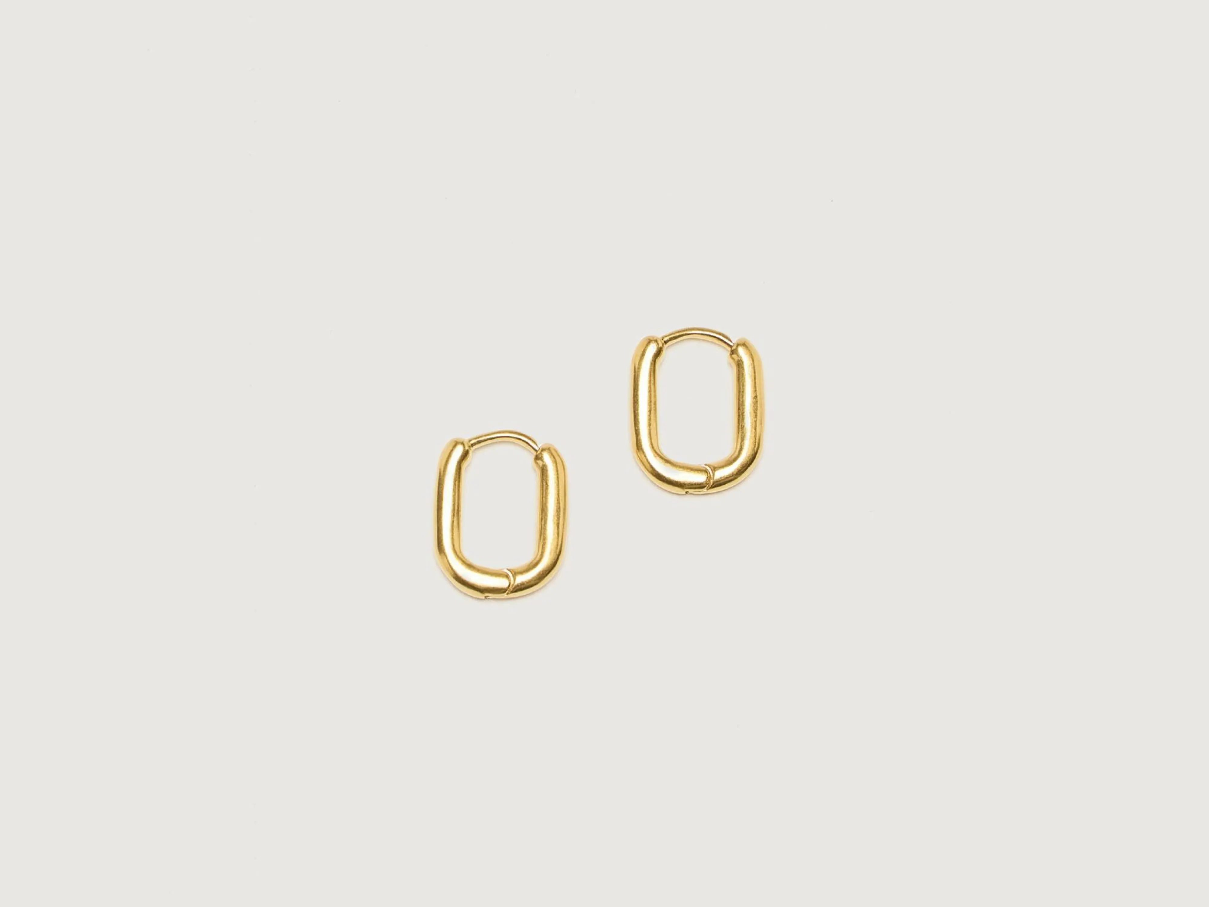 Cheap Ten jewellery TEN Oblong Gold Oorbellen