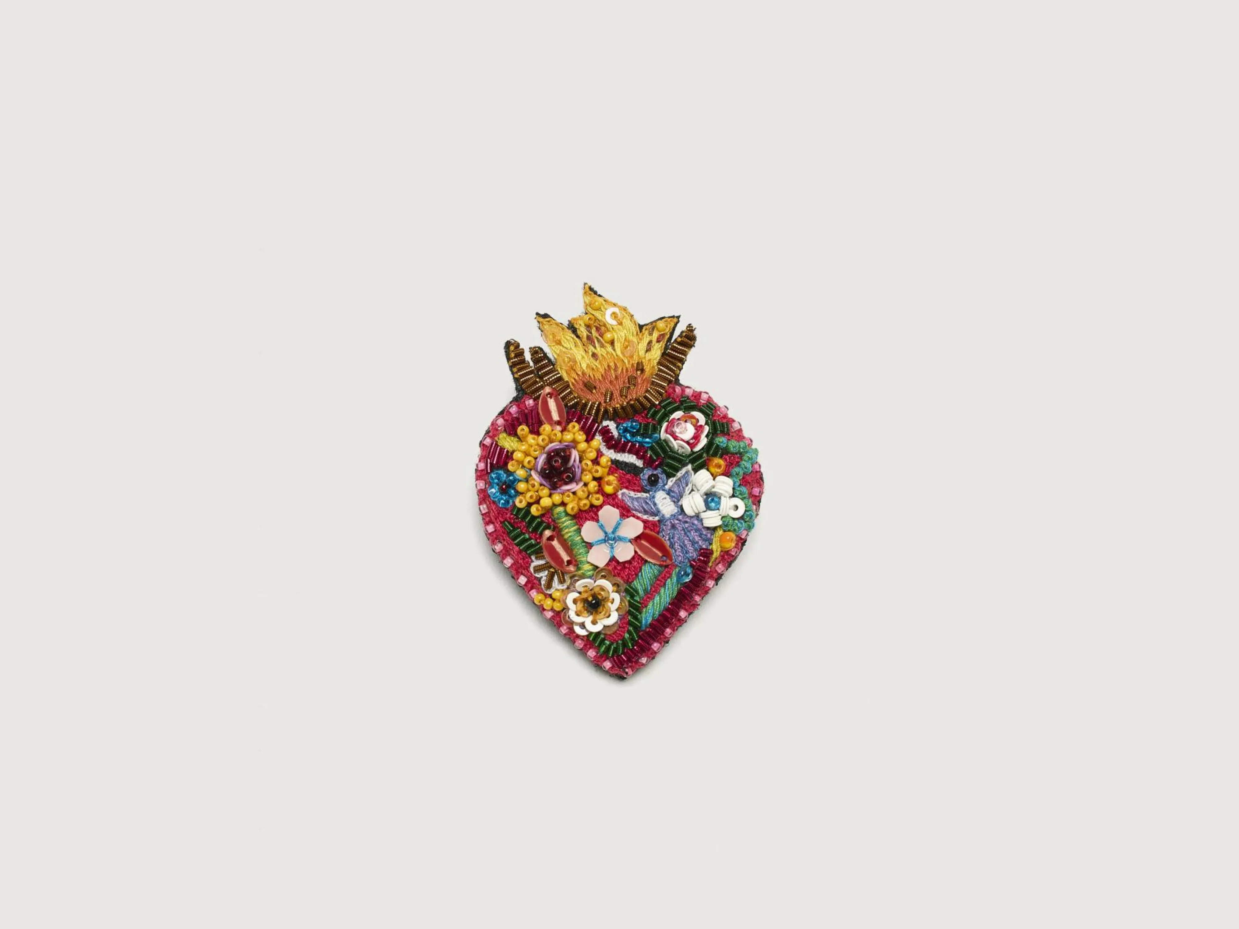 Best Trovelore Flaming Heart Broche