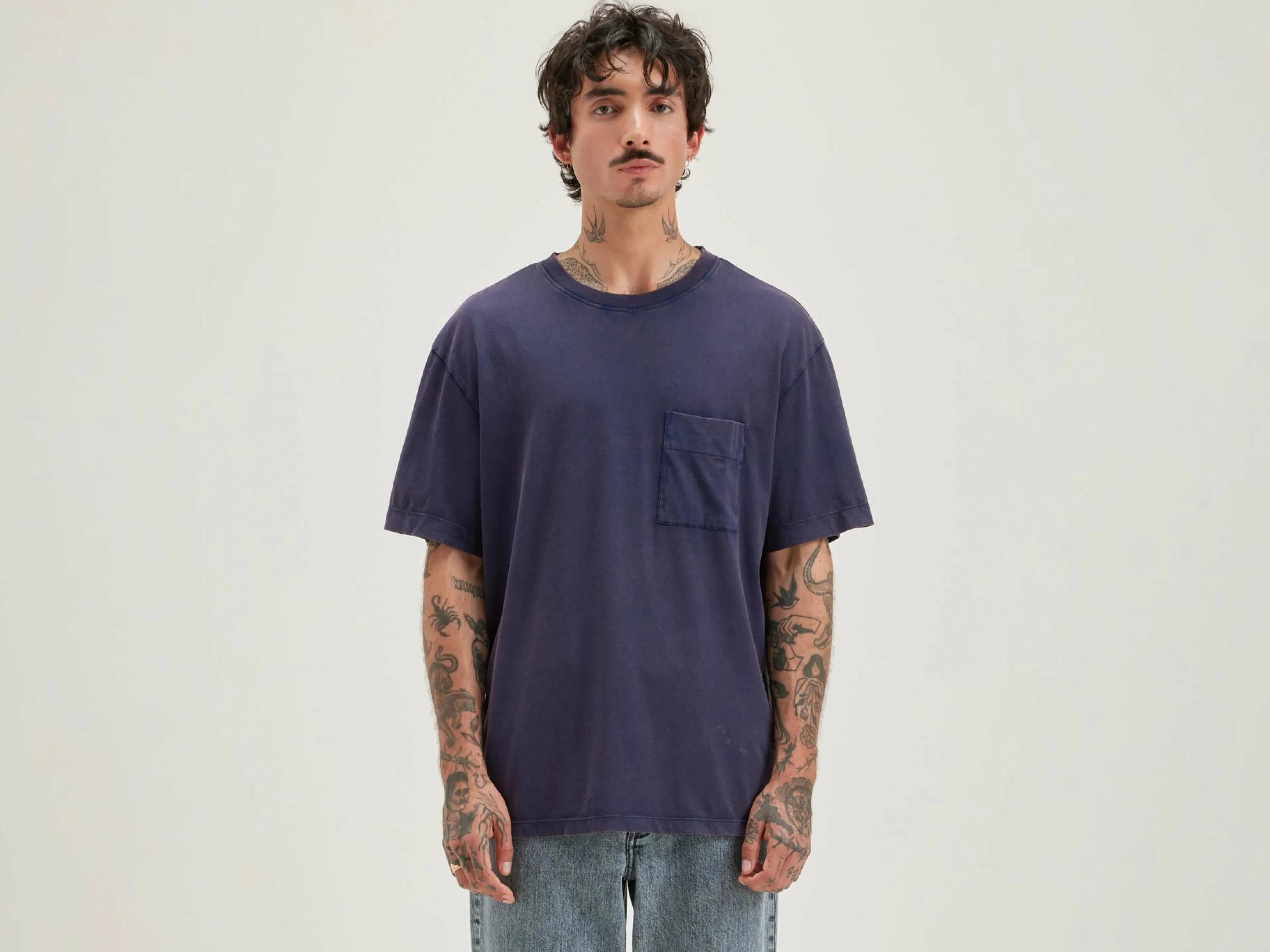 Discount Bellerose Vanick Korte Mouwen T-shirt Ink