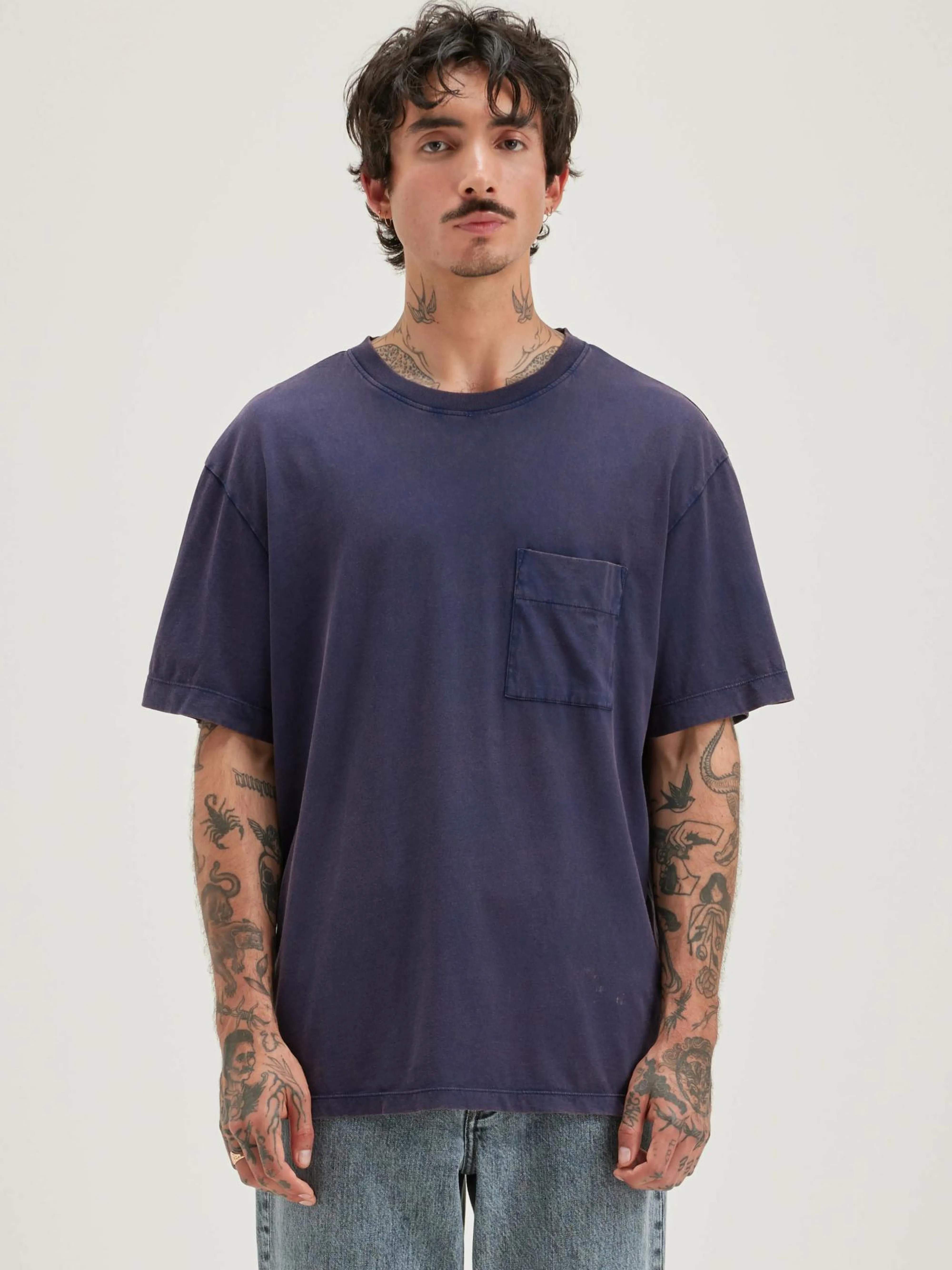 Discount Bellerose Vanick Korte Mouwen T-shirt Ink