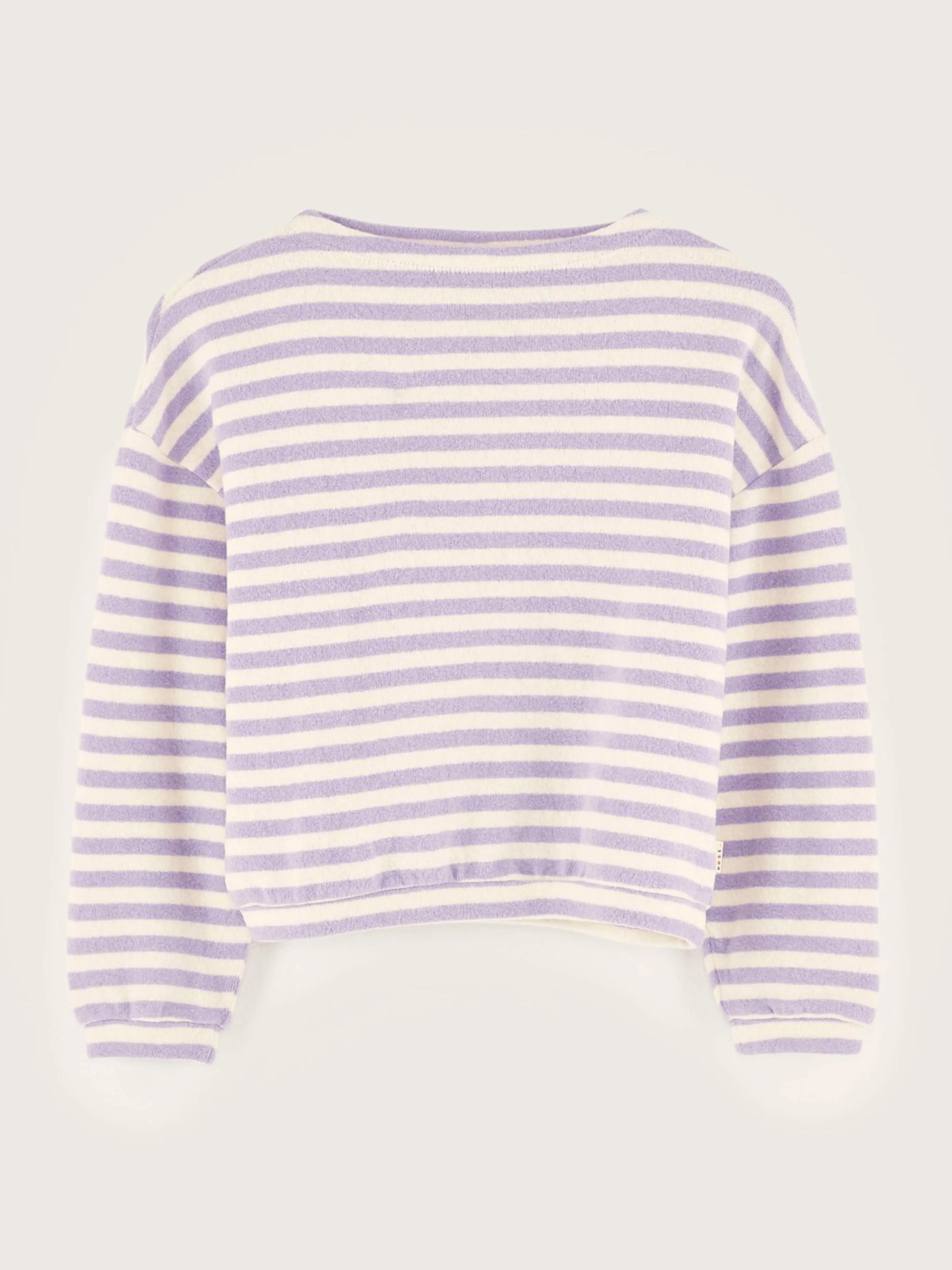 Sale Bellerose Vaso Lange Mouwen T-shirt Bonbon / Ecru