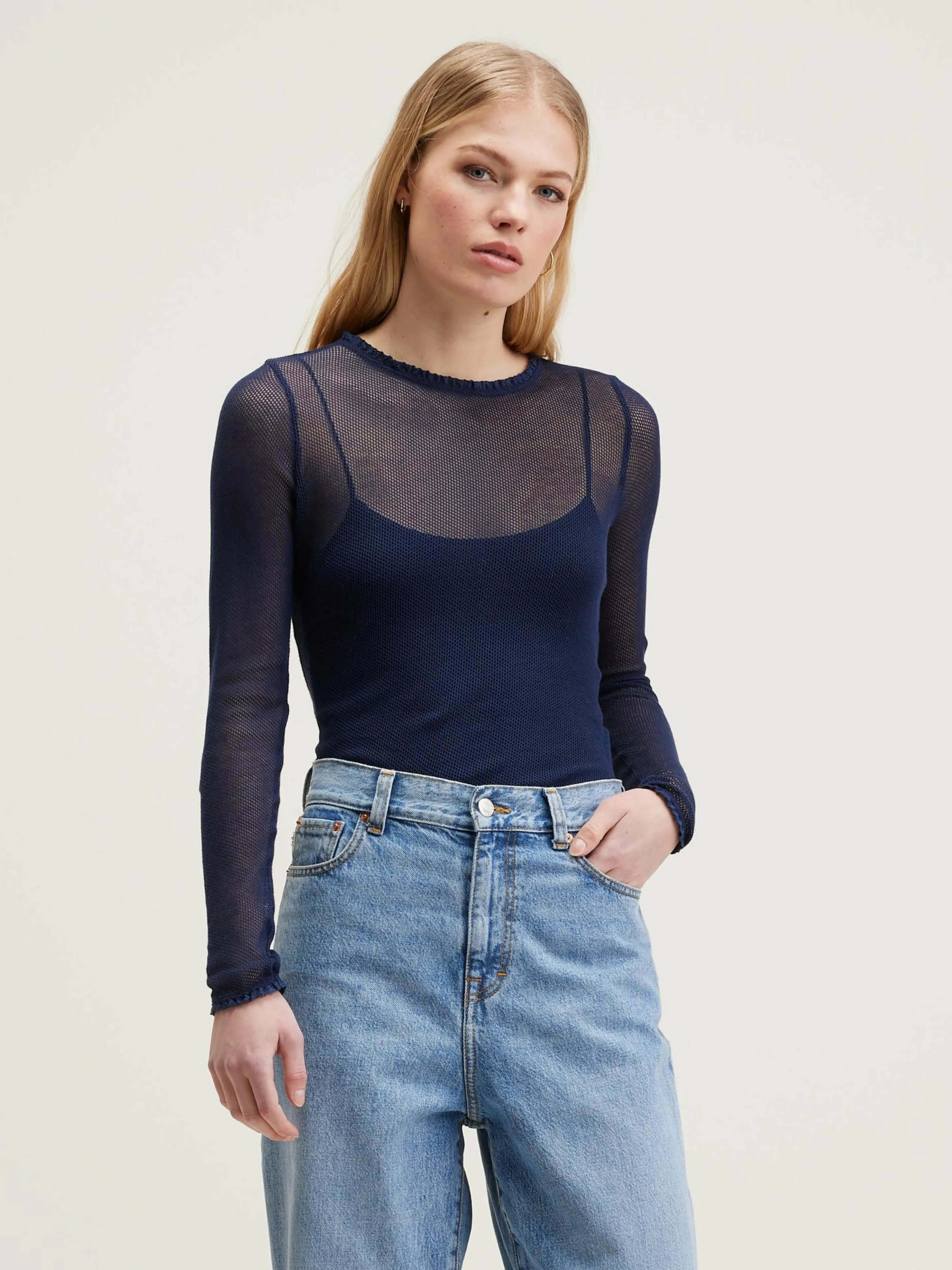 Online Bellerose Vibke Lange Mouwen T-shirt Naval